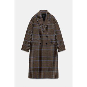 ZARA OVERSIZED CHECK COAT